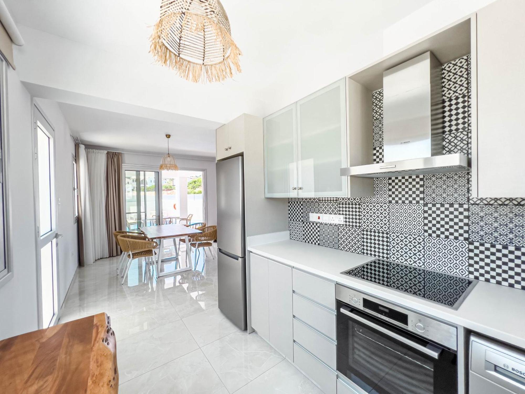 פרוטאראס Geo Panoramic Villa +Pool +Game Room +Gym מראה חיצוני תמונה